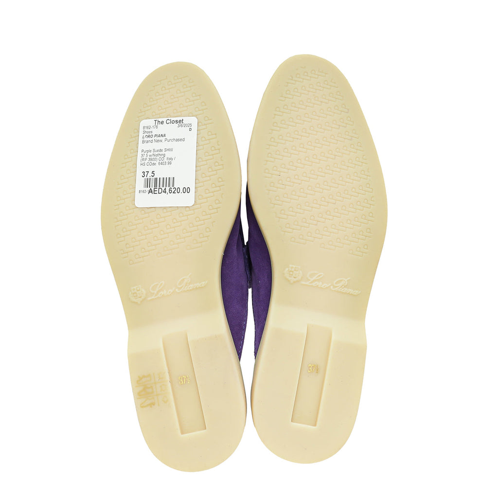 Loro Piana Charms Walk Babouche Loafer 37.5