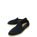 Loro Piana Navy Blue Summer Walk Loafers 37