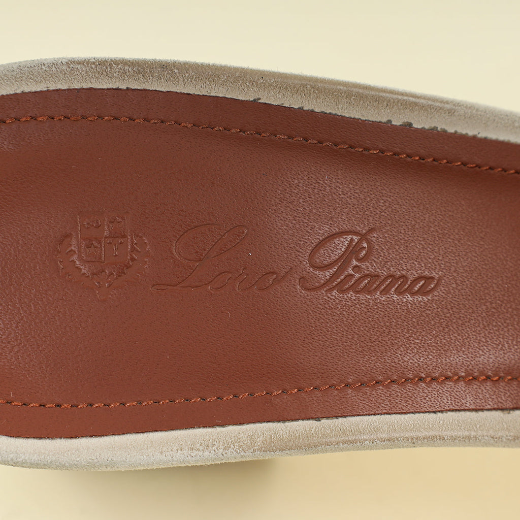 Loro Piana Pearl Powder Summer Charms Sandal 37