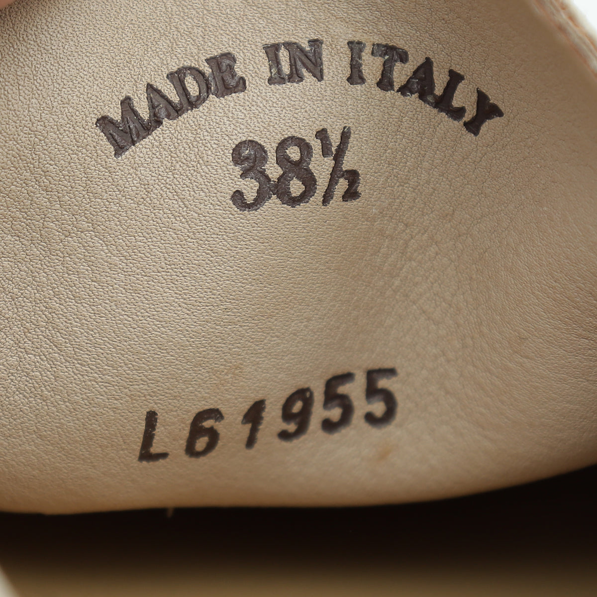 Loro Piana Desert Sand Summer Charm Walk Loafer 38.5