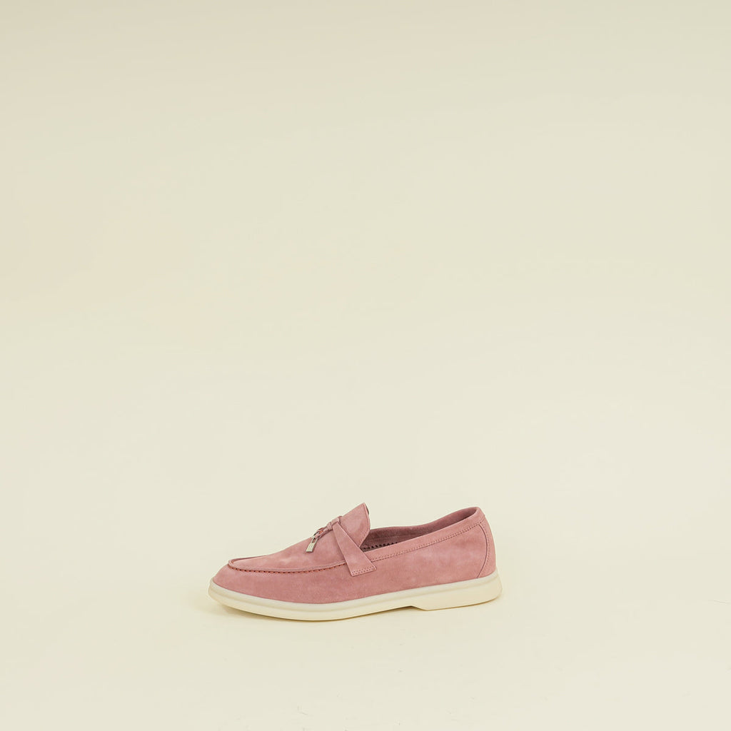 Loro Piana Flowering Cherry Summer Charms Walk Loafer 38.5
