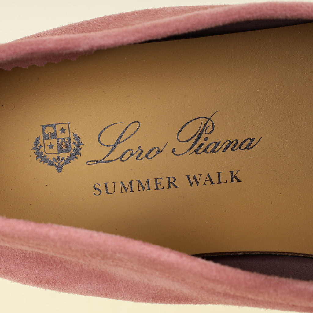 Loro Piana Flowering Cherry Summer Charms Walk Loafer 38.5