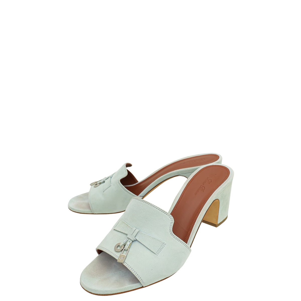 Loro Piana Zircon Summer Charms Mules Sandal 38.5