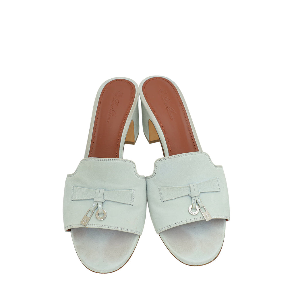 Loro Piana Zircon Summer Charms Mules Sandal 38.5