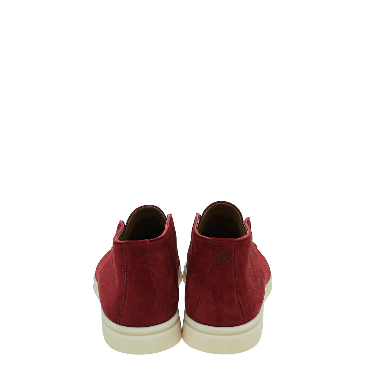 Loro Piana Dark Red Suede Open Walk Chukka Boots 38