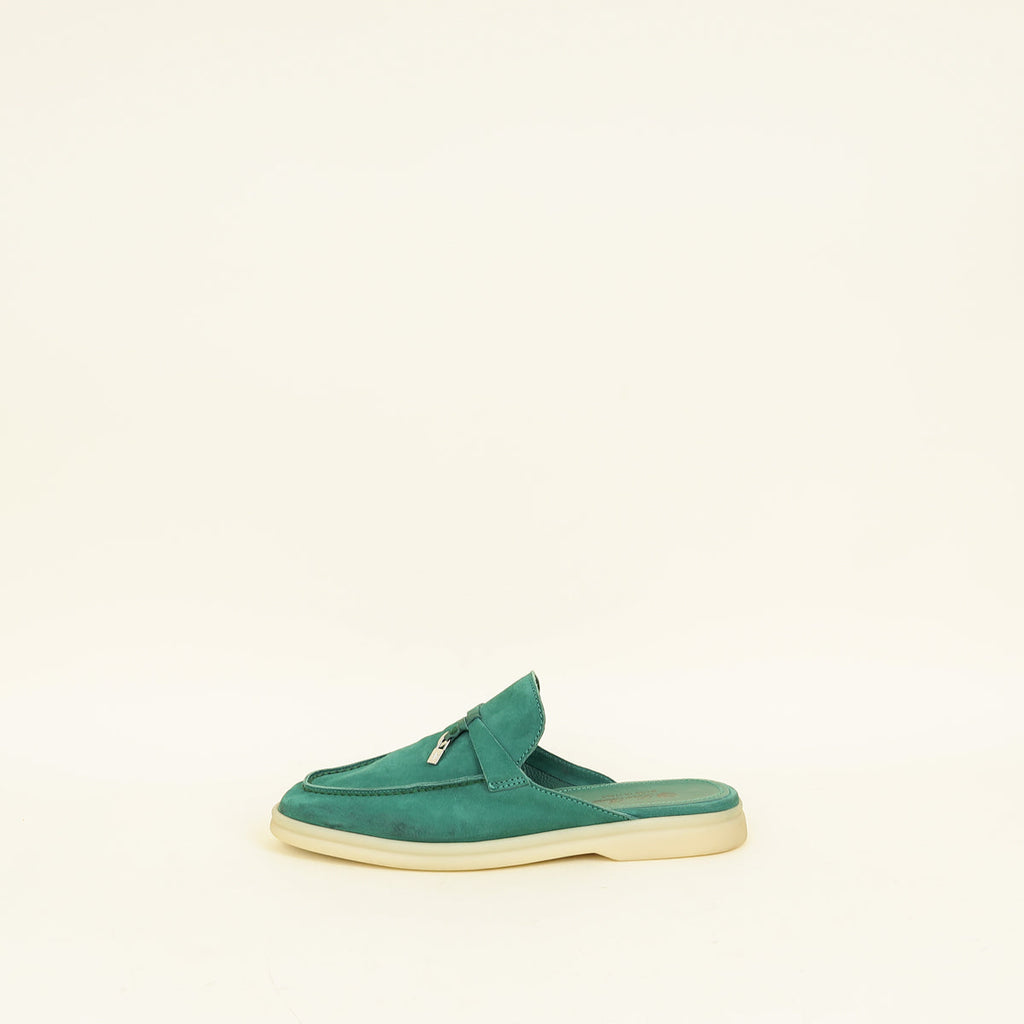 Loro Piana Jazz Club Babouche Charms Walk Loafer 38
