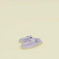 Loro Piana Lilac Babouche Charms Walk Loafers 38