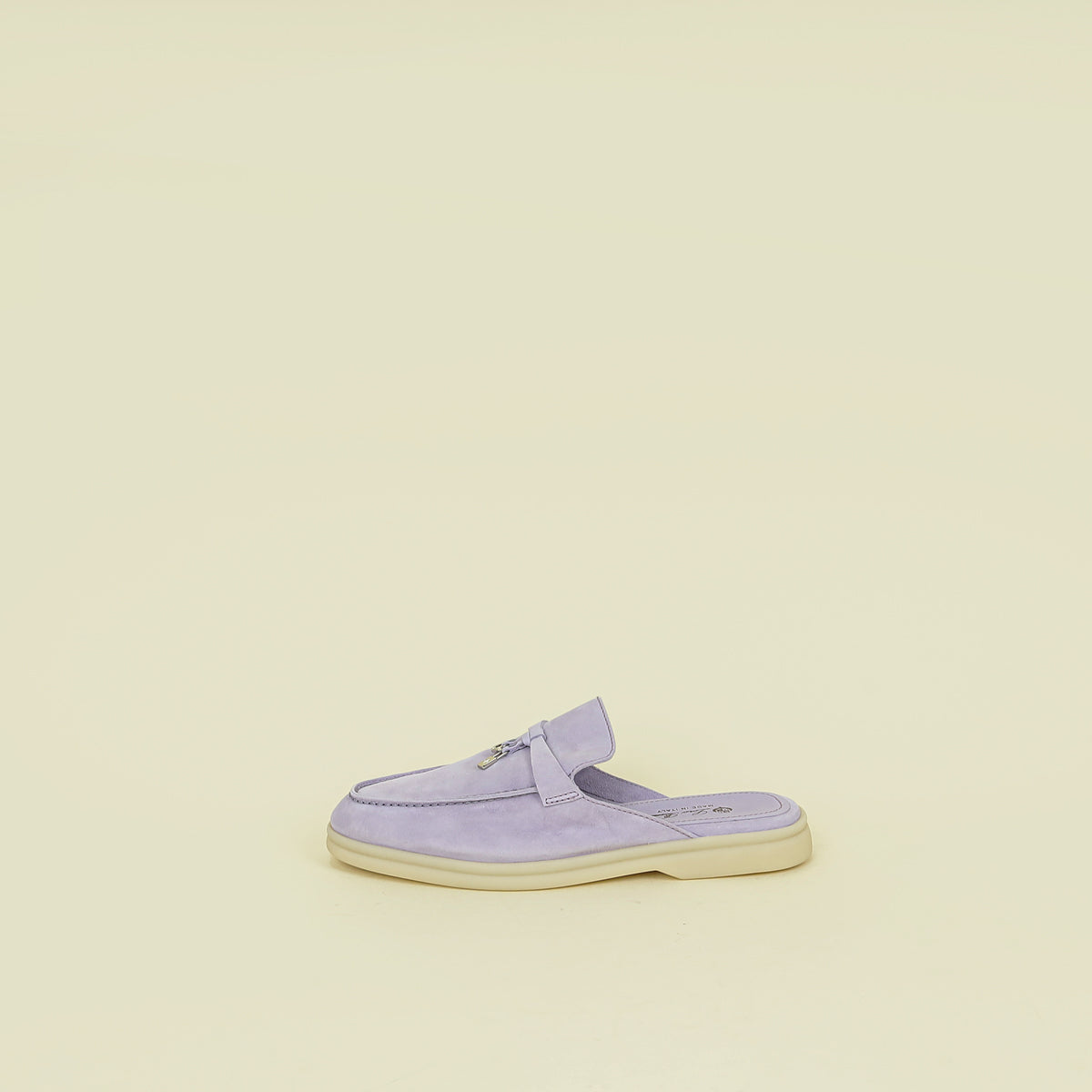 Loro Piana Lilac Babouche Charms Walk Loafers 38