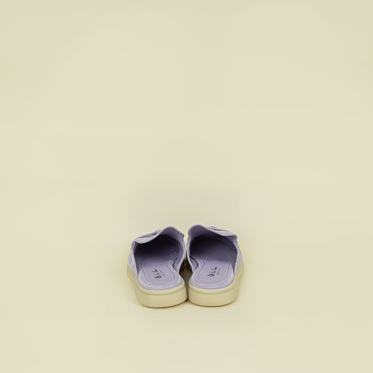 Loro Piana Lilac Babouche Charms Walk Loafers 38