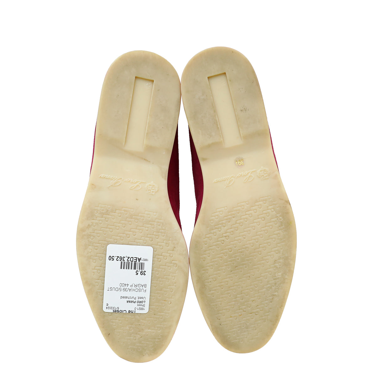 Loro Piana Fuchsia Suede Open Walk Chukka Boots 39