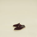 Loro Piana Oxblood Summer Charms Babouche Walk Loafer 39.5