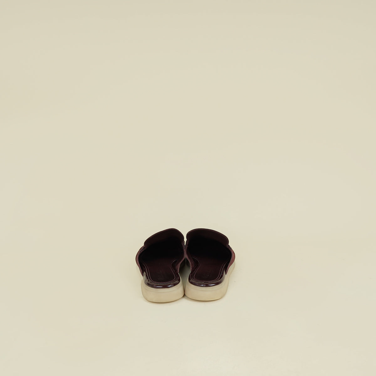 Loro Piana Oxblood Summer Charms Babouche Walk Loafer 39.5