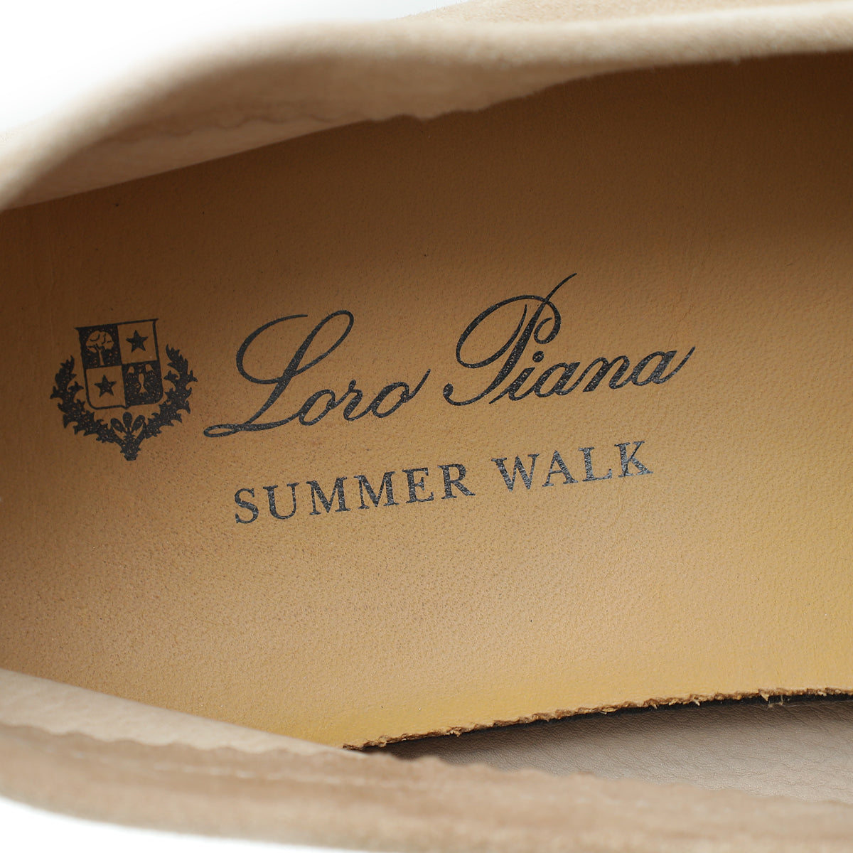 Loro Piana Sandstone Summer Charms Walk Loafers 39