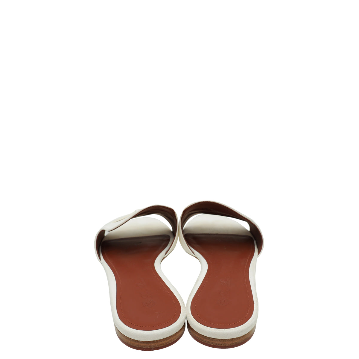 Loro Piana Whisper White Summer Charm Flat Sandal 39