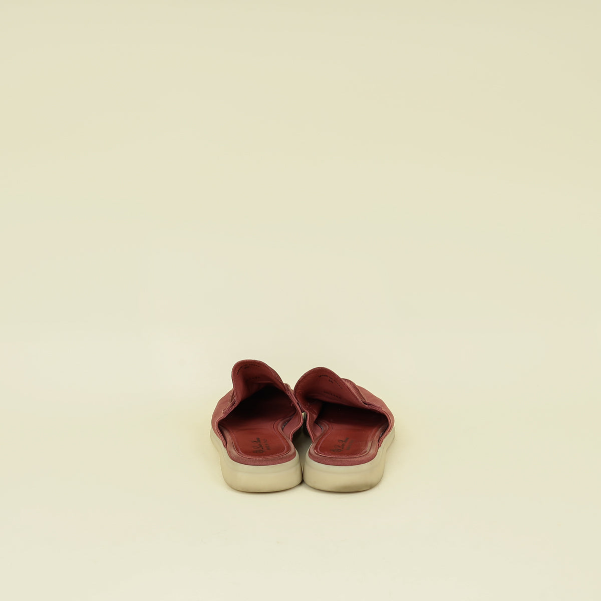 Loro Piana Old Rose Babouche Charms Walk Loafers 40