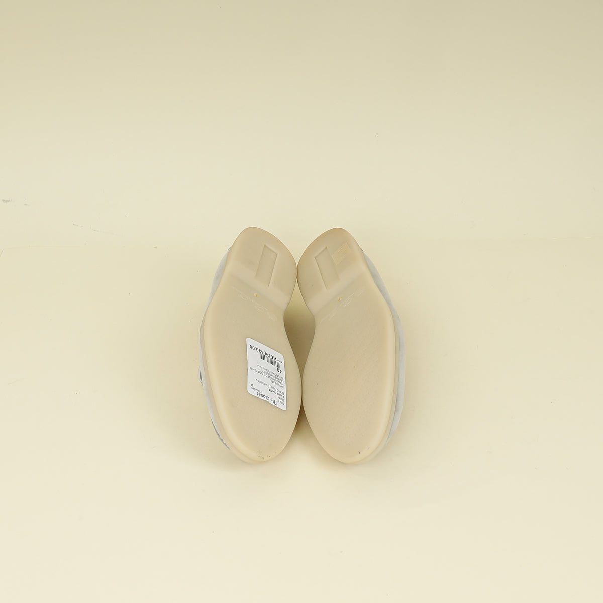 Loro Piana Pearl Powder Summer Charms Walk Loafer 40