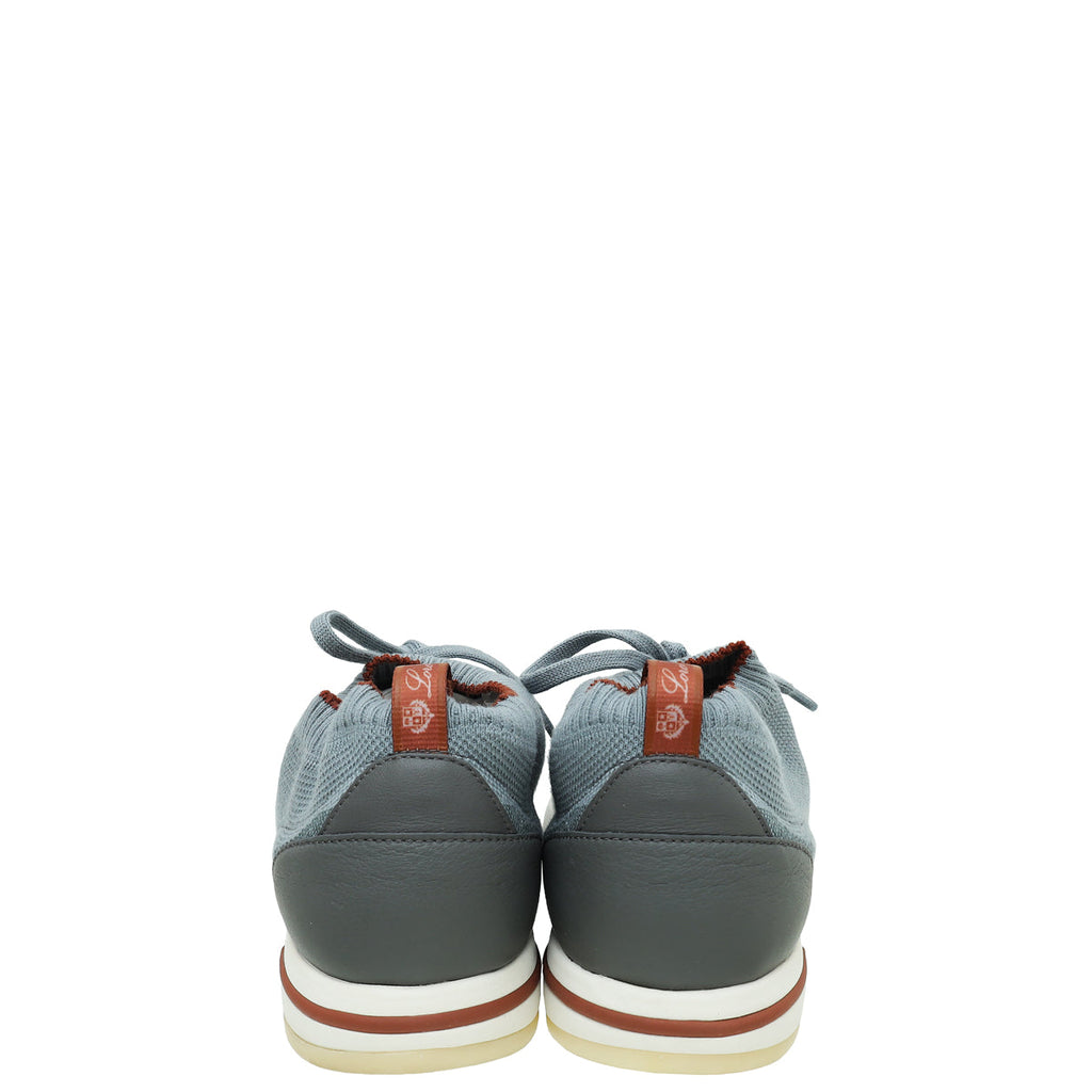Loro Piana Gray 360 Lp Flexy Active Sneaker 42