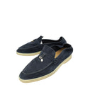 Loro Piana Navy Blue Summer Charms Walk Loafer 42
