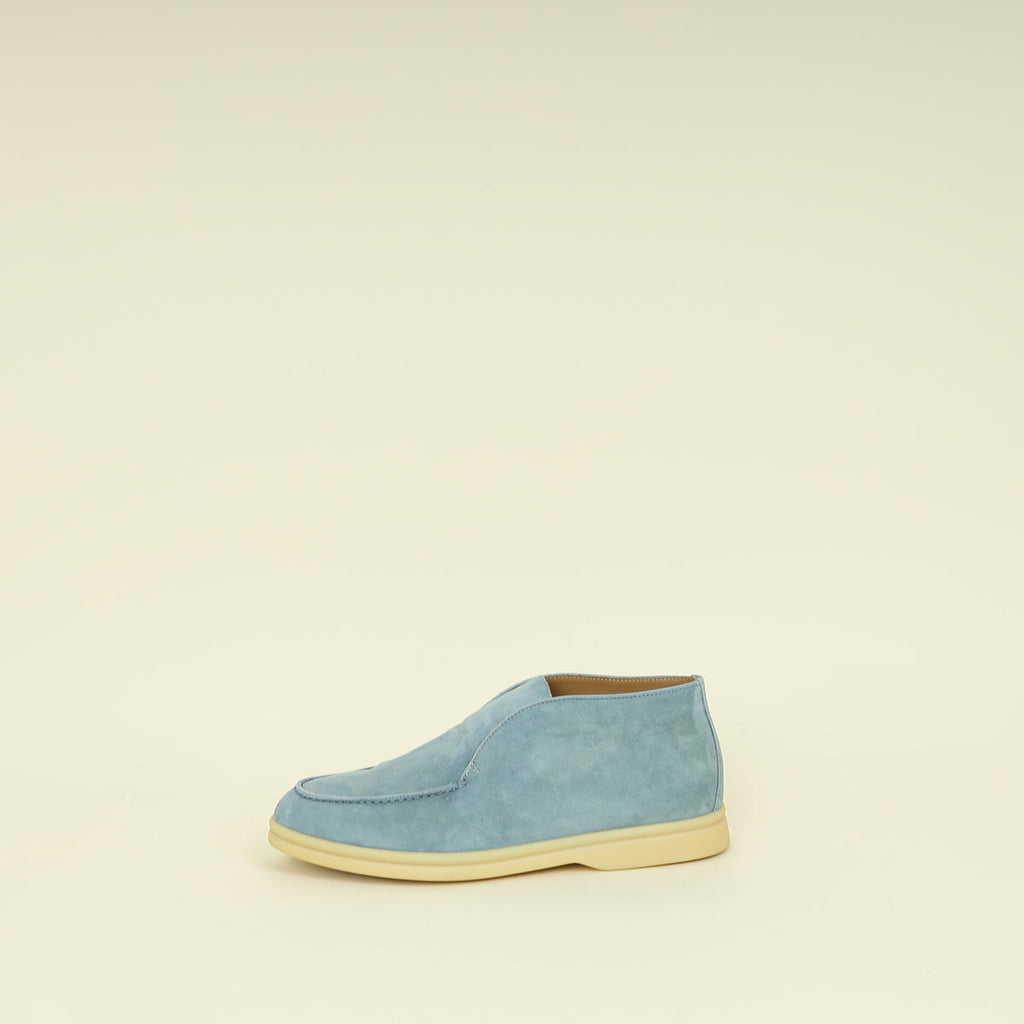 Loro Piana Blue Sapphire Open Walk Loafer 38