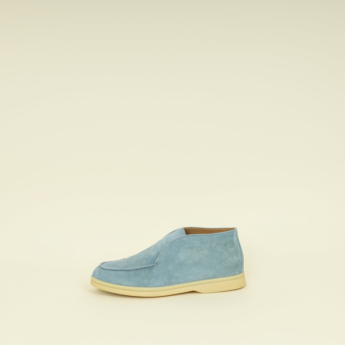 Loro Piana Blue Sapphire Open Walk Loafer 38