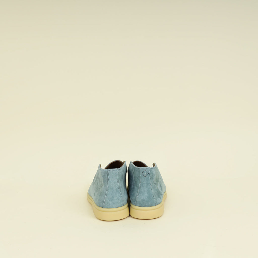 Loro Piana Blue Sapphire Open Walk Loafer 38