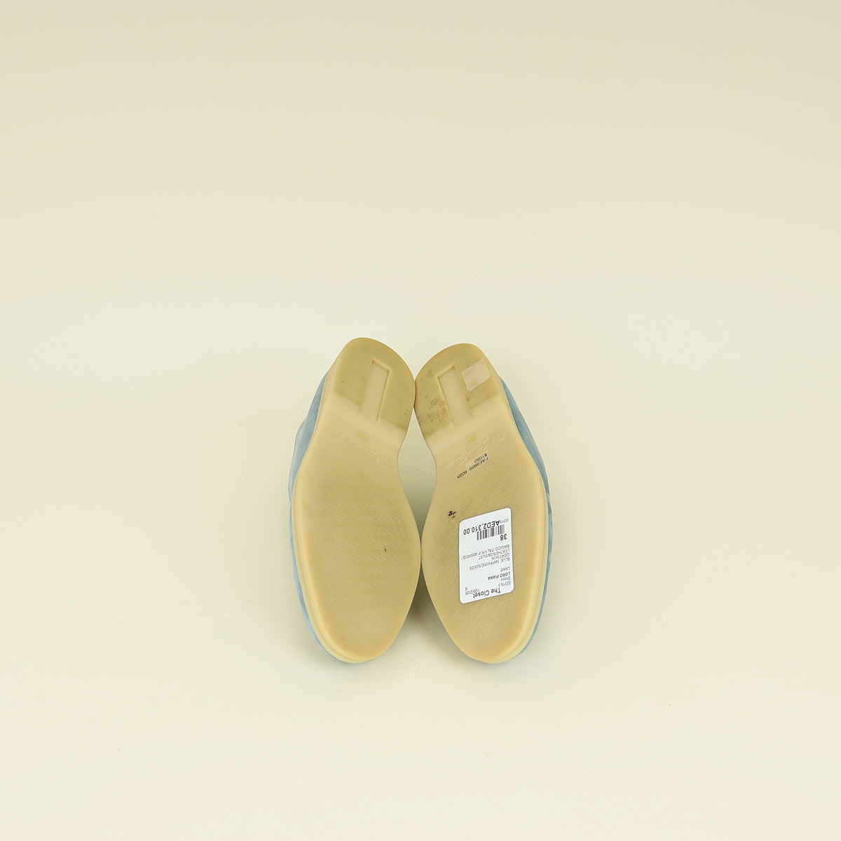 Loro Piana Blue Sapphire Open Walk Loafer 38