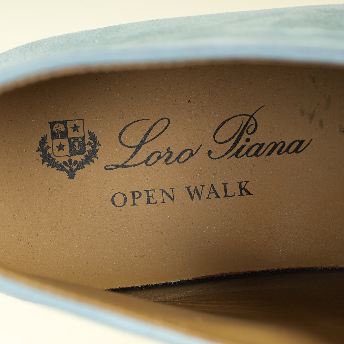 Loro Piana Blue Sapphire Open Walk Loafer 38
