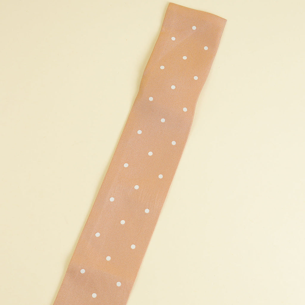 Loro Piana Bicolor Pois Tie Band Twilly