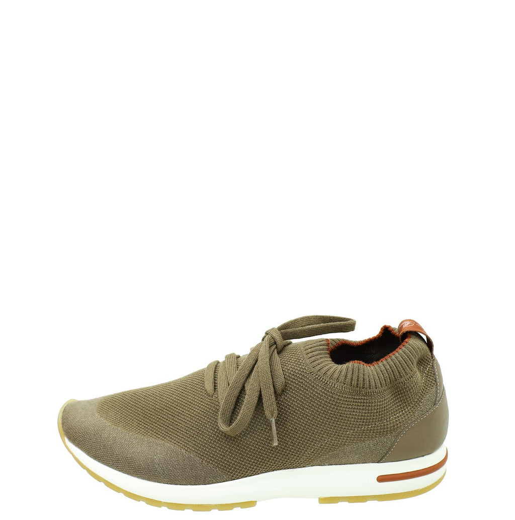 Loro Piana Desert Sand Virgin 360 Lp Flexy Walk Sneaker 42
