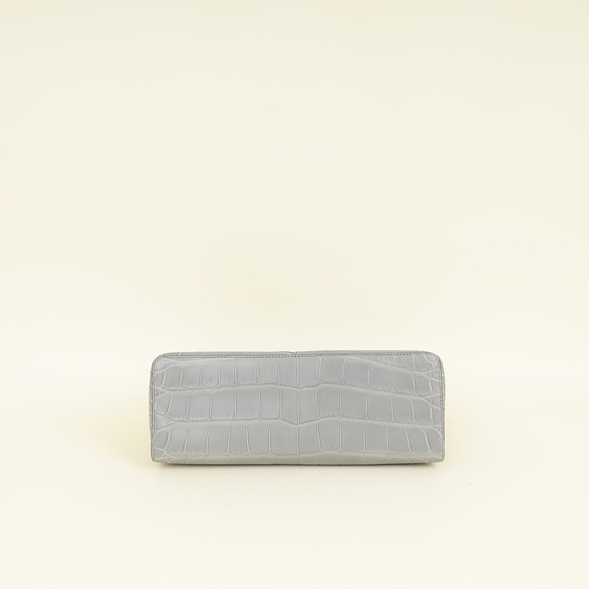 Loro Piana Eucalyptus Gray Extra Pocket L27 Soft Matte Alligator Bag