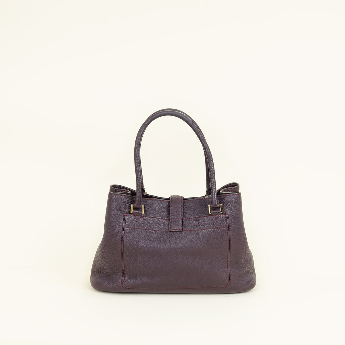 Loro Piana Dark Violet Bellevue Odessa Tote Bag