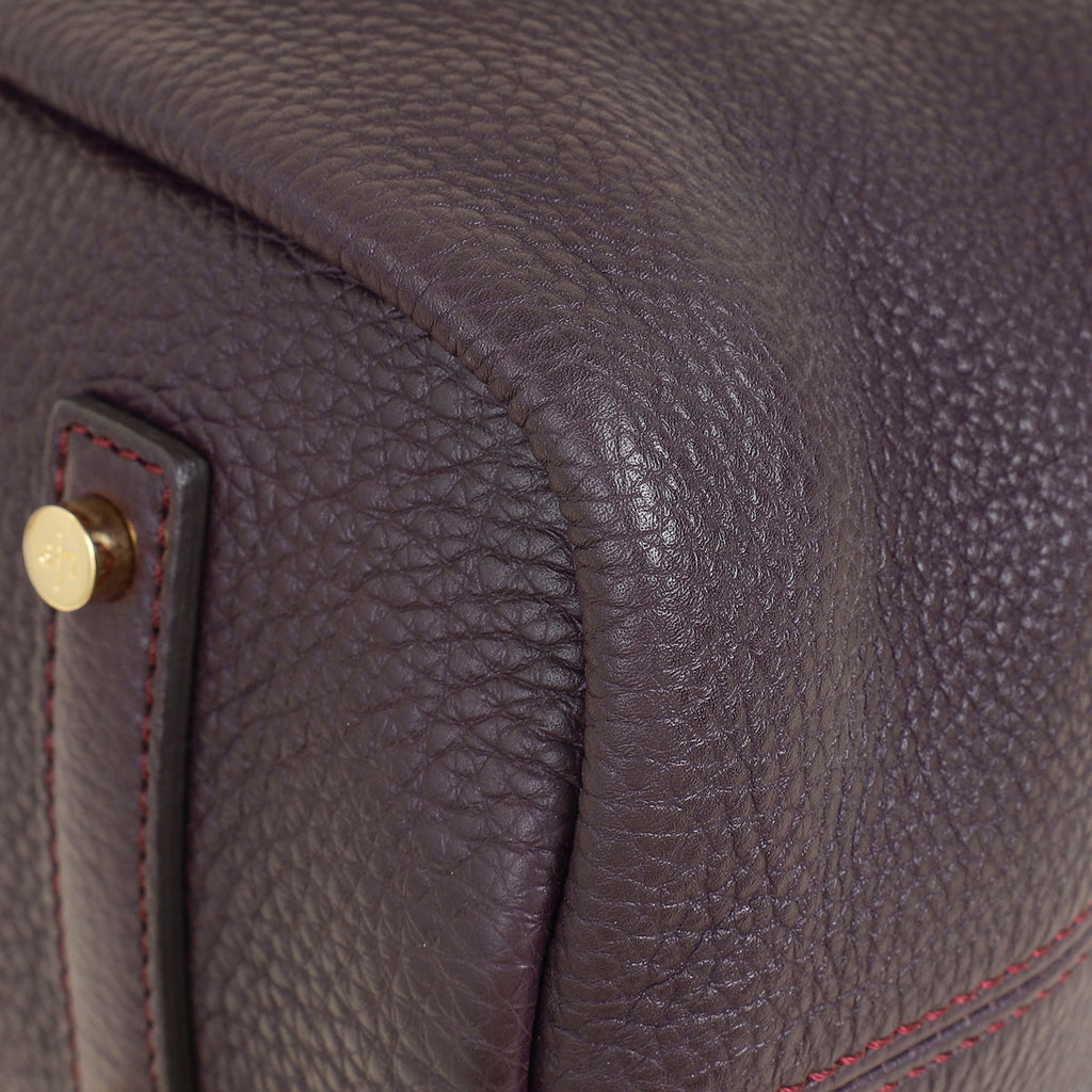 Loro Piana Dark Violet Bellevue Odessa Tote Bag