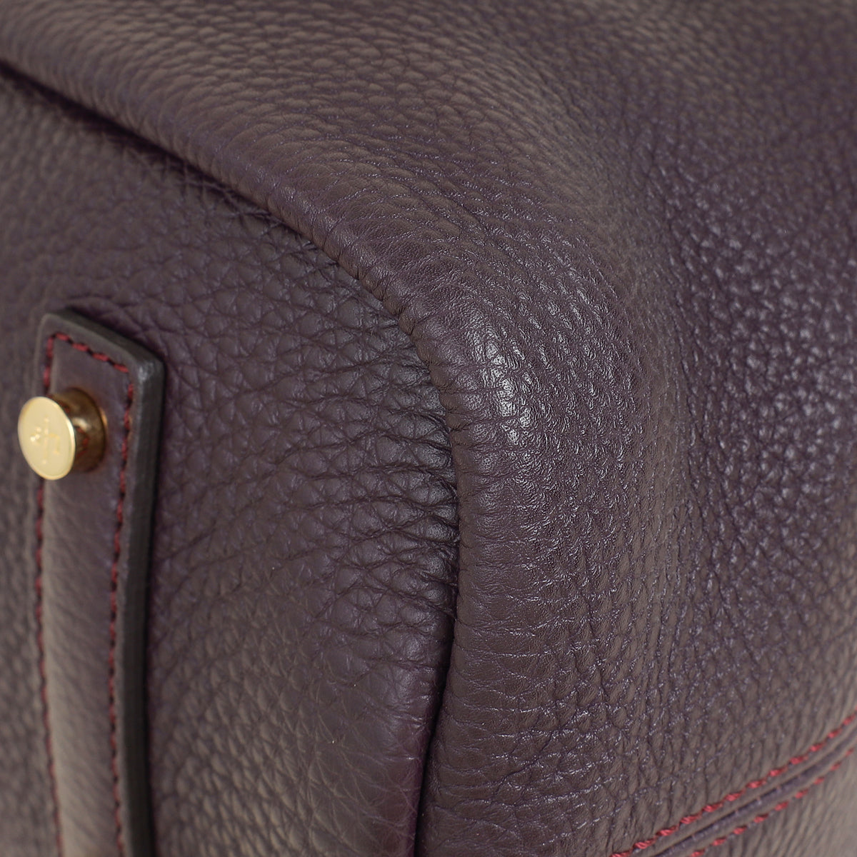 Loro Piana Dark Violet Bellevue Odessa Tote Bag