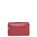 Loro Piana Light Pomegranate Ostrich L19 Pouch Bag
