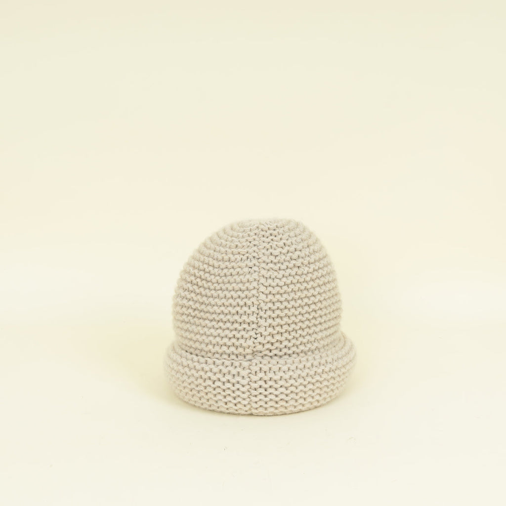Loro Piana Creamy Beige Melange Cashmere Ashi Beanie