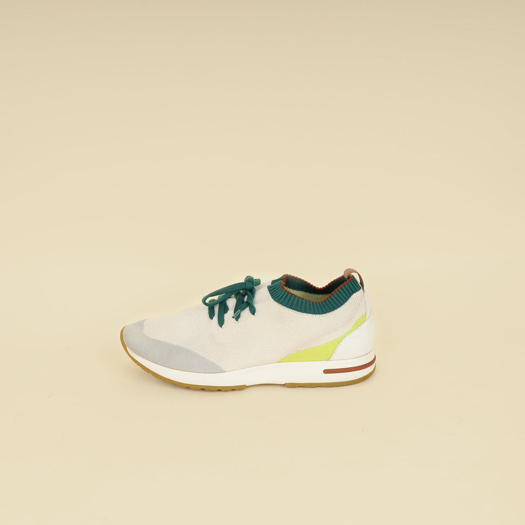 Loro Piana Cream Multicolor 360 Lp Flexy Walk Colorama Sneaker 44