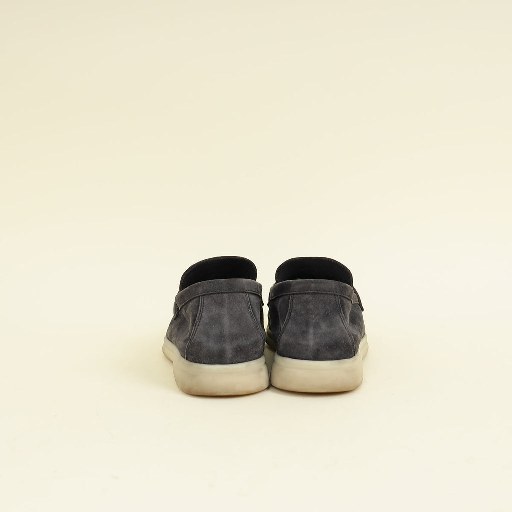 Loro Piana Caviar Summer Charms Walk Loafers 36