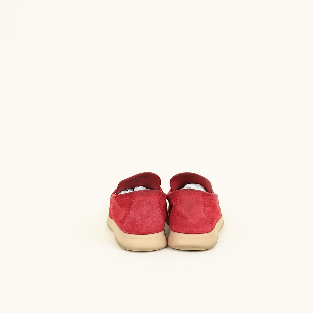Loro Piana Bright Amaranth Summer Charms Walk Loafers 37