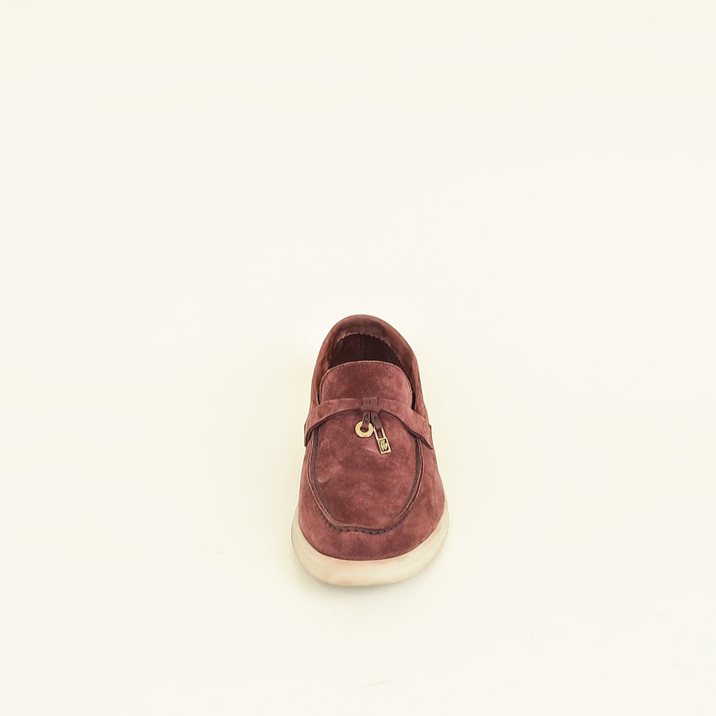 Loro Piana Wild Plume Summer Charm Walk Loafer 38.5