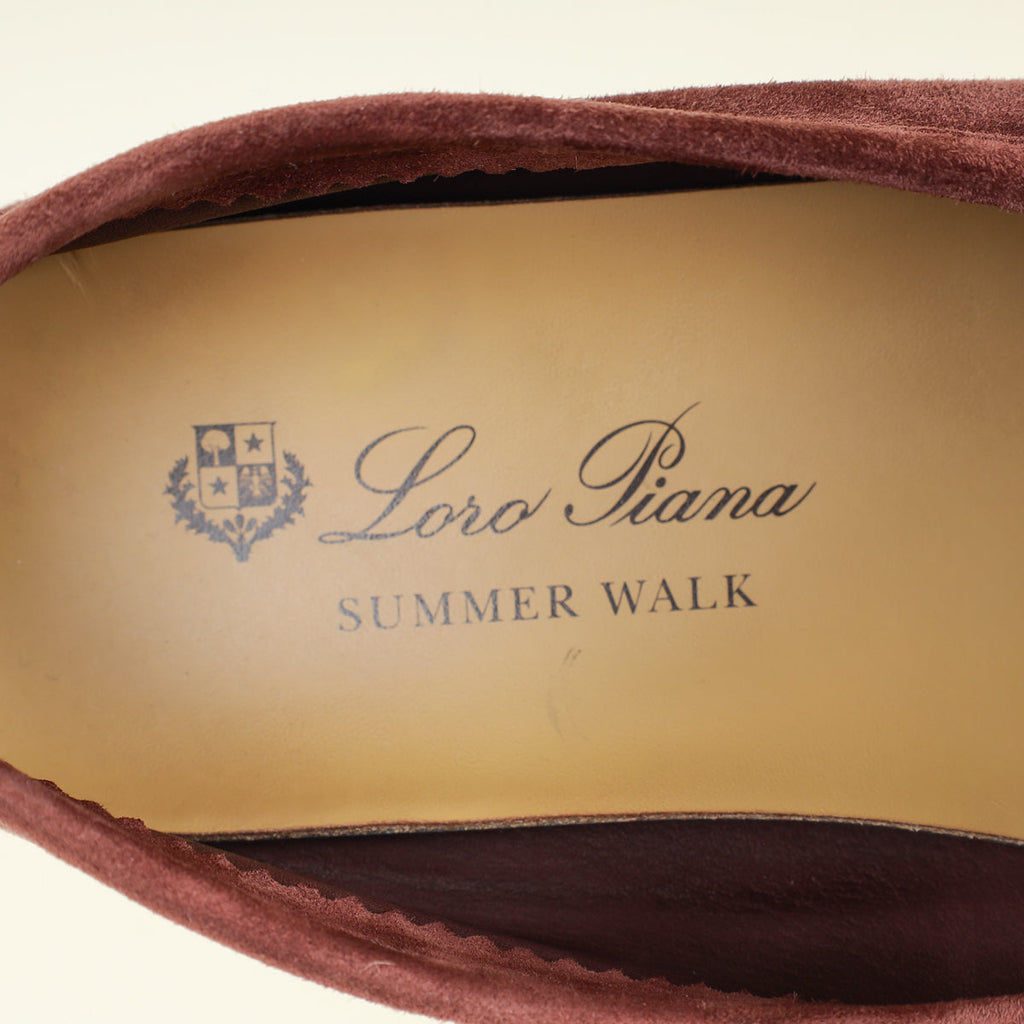 Loro Piana Wild Plume Summer Charm Walk Loafer 38.5