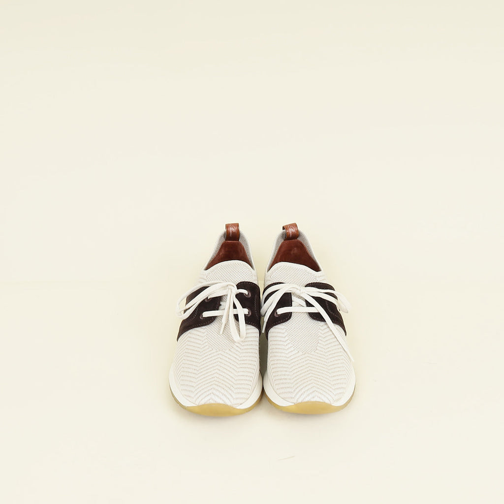 Loro Piana Bicolor 360 Lady Flexy Walk Sneakers 38