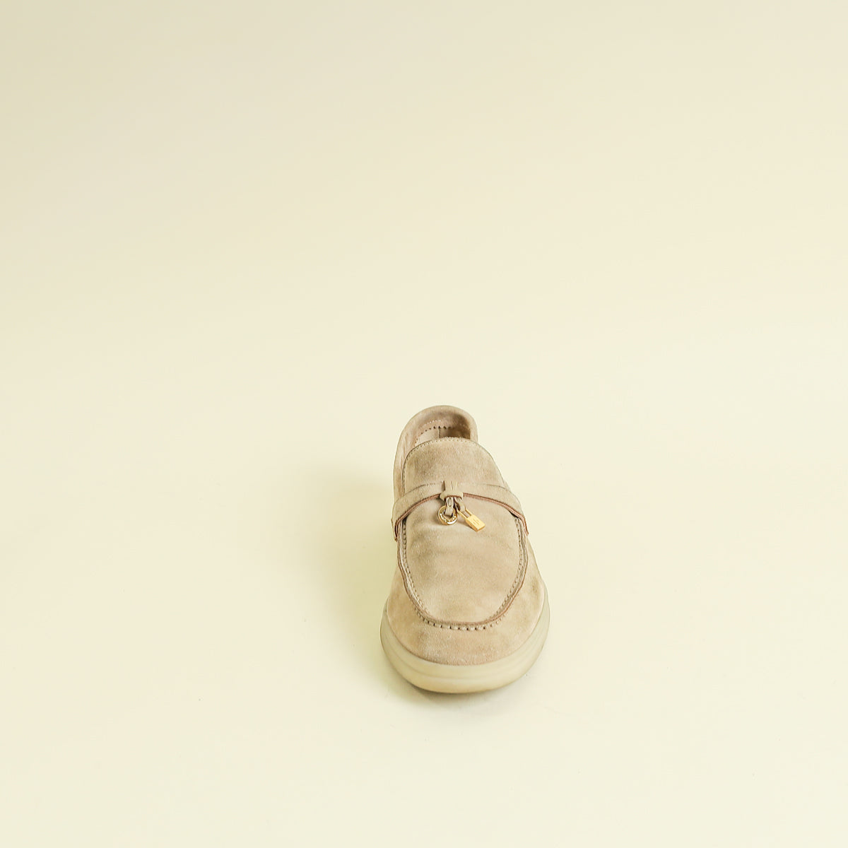 Loro Piana Sandstone Summer Charms Walk Loafer 38