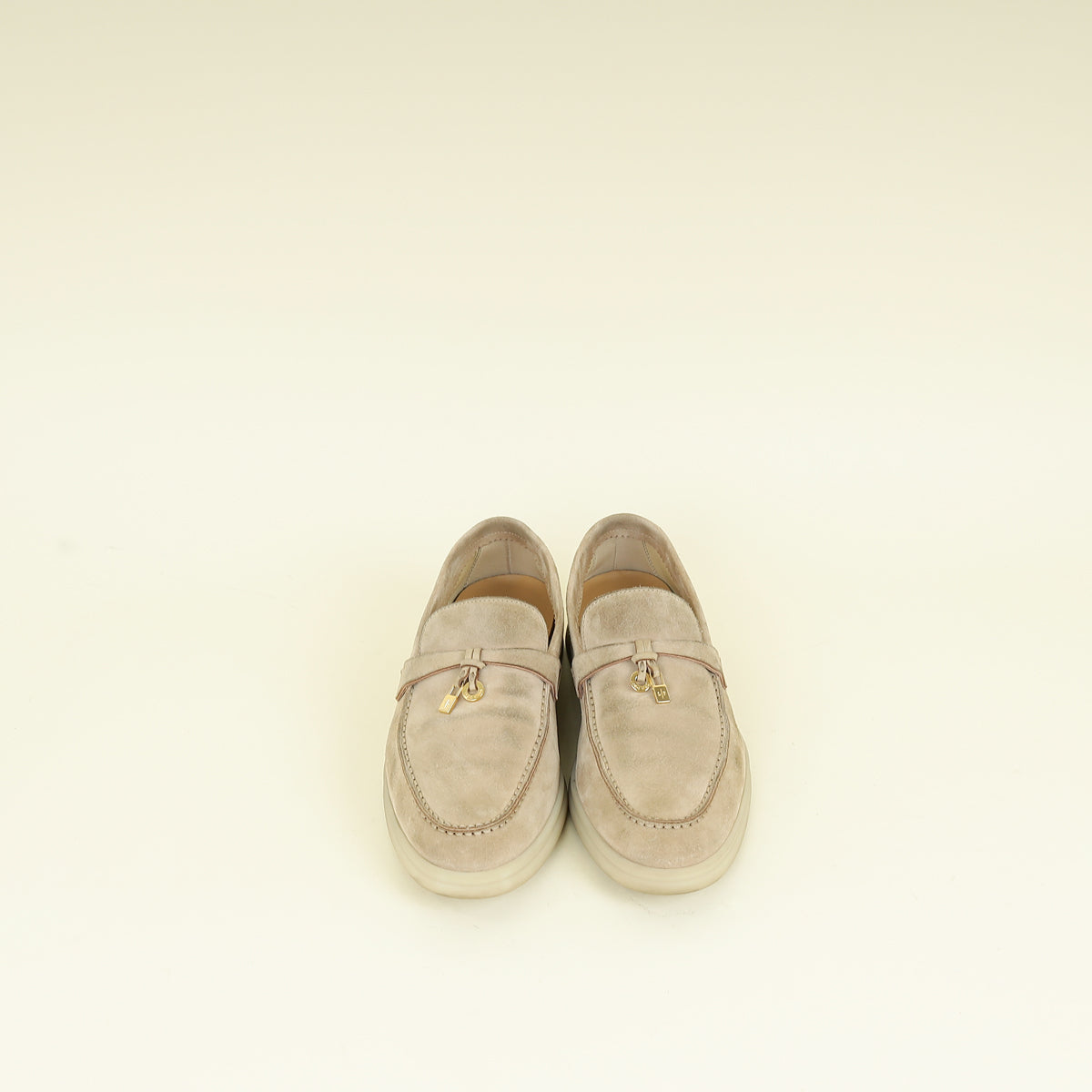 Loro Piana Sandstone Summer Charms Walk Loafer 38