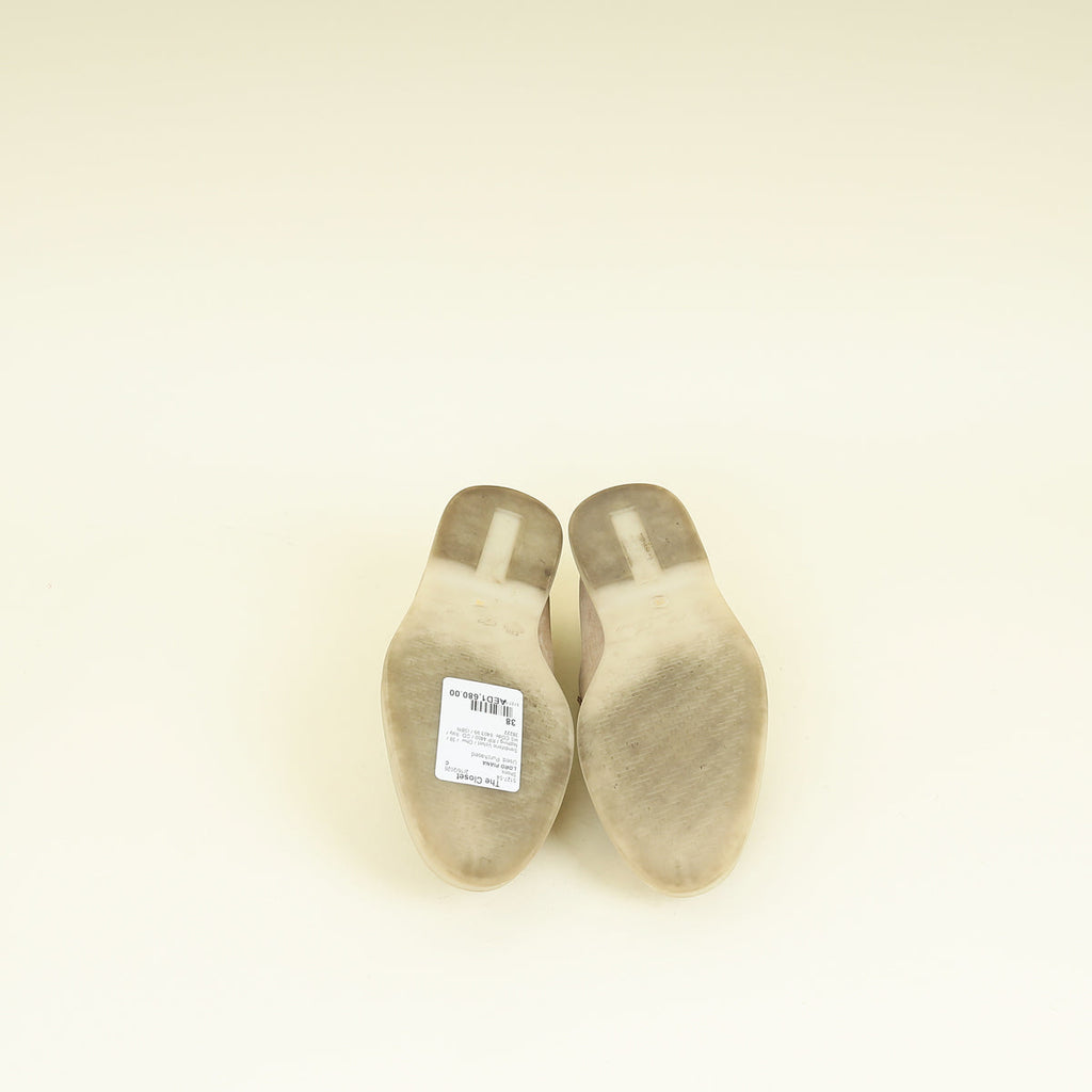 Loro Piana Sandstone Summer Charms Walk Loafer 38