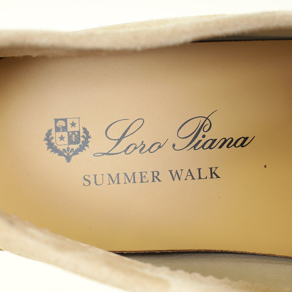 Loro Piana Sandstone Summer Charms Walk Loafer 38