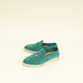 Loro Piana Forest Leaves Summer Charms Walk Loafers 39.5