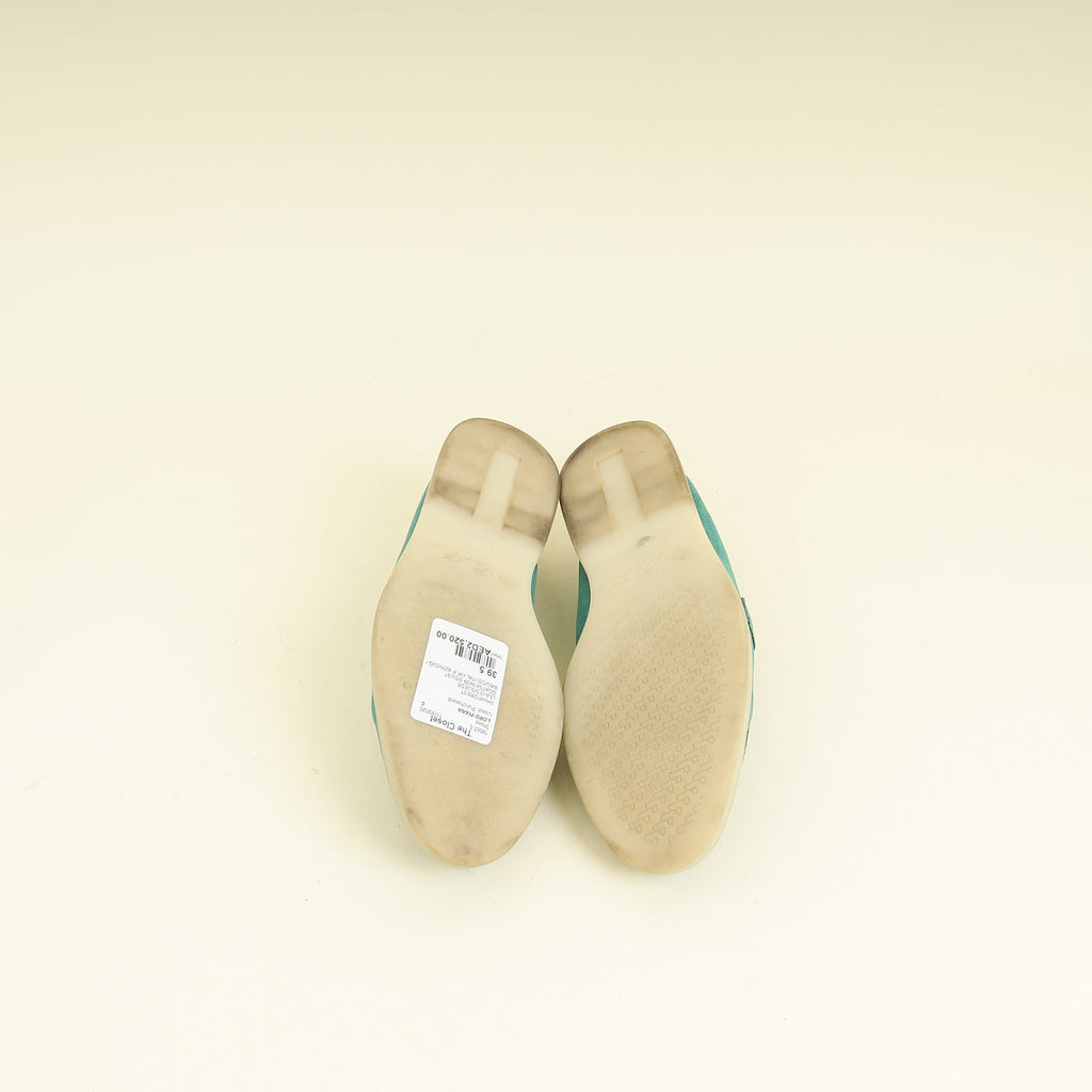 Loro Piana Forest Leaves Summer Charms Walk Loafers 39.5