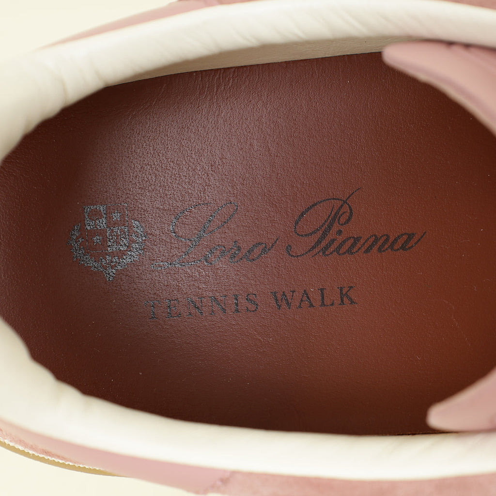 Loro Piana Summer Pink Tennis Walk Sneaker 39.5