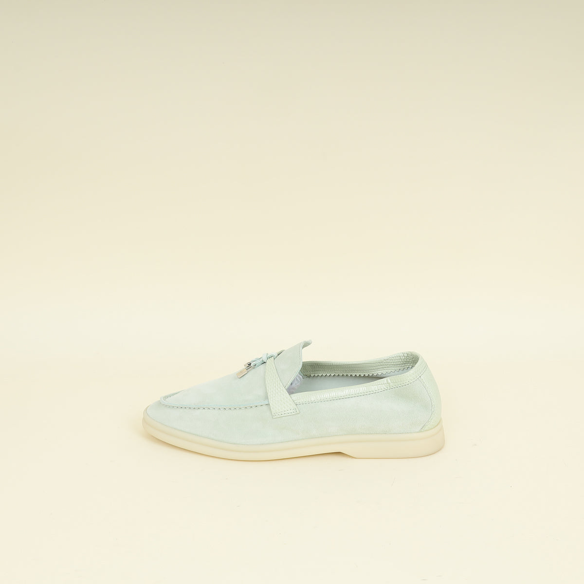 Loro Piana Pale Leaf Summer Charms Walk Loafer 39