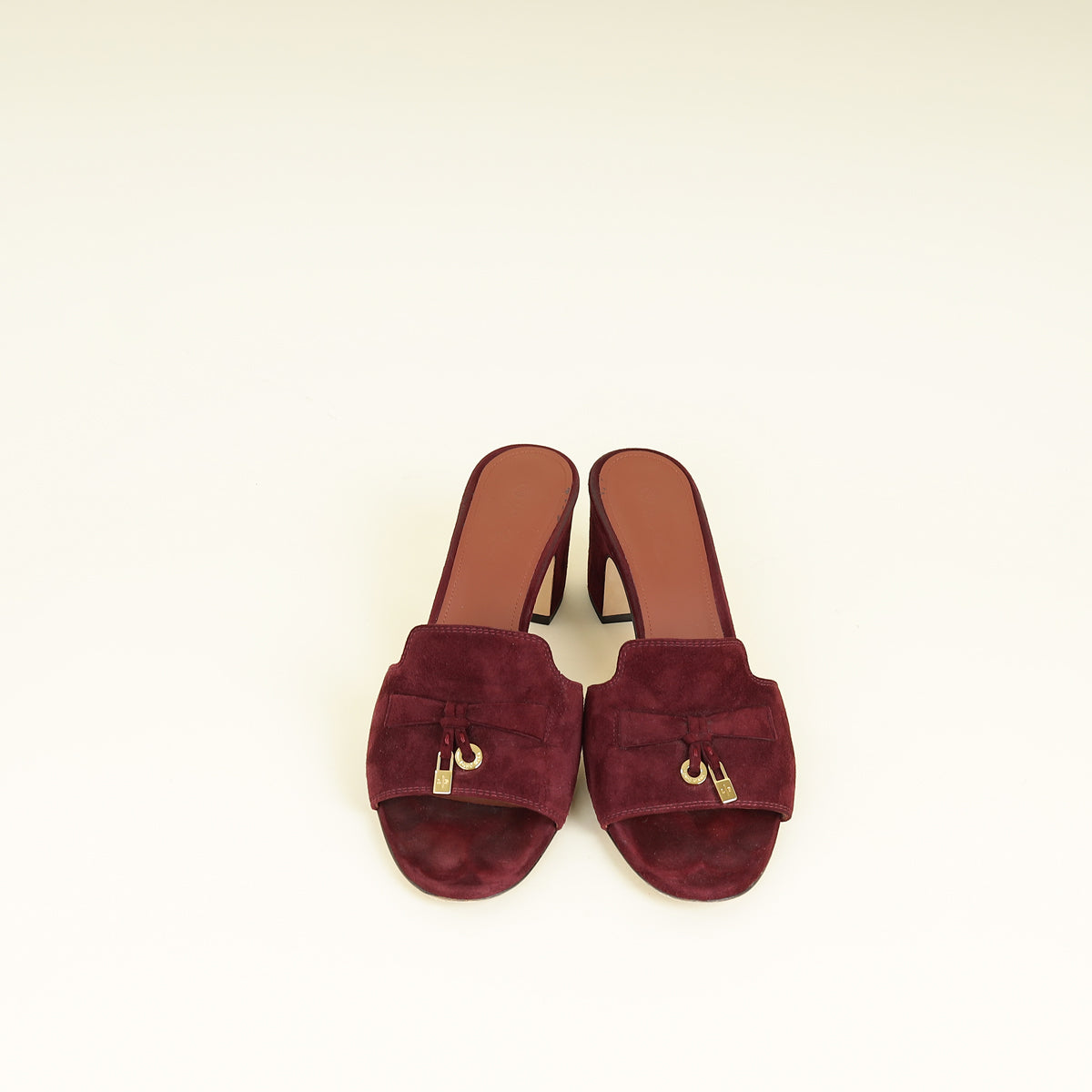 Loro Piana Bright Amarant Summer Charms Sandals 39